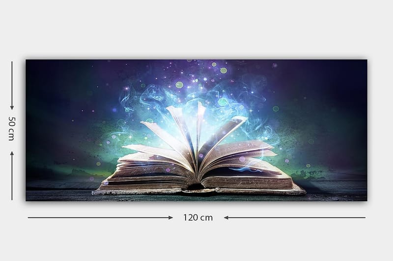 CANVASTAVLA YTY Reading and Literature Flerfärgad 120x50 cm - Inredning & dekor - Tavlor & konst - Canvastavla