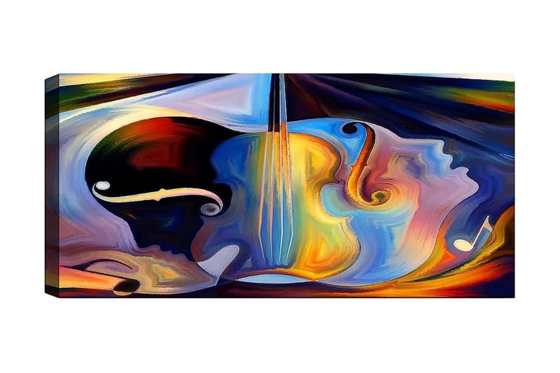 CANVASTAVLA YTY Spiritual Flerfärgad 120x50 cm - Inredning & dekor - Tavlor & konst - Canvastavla