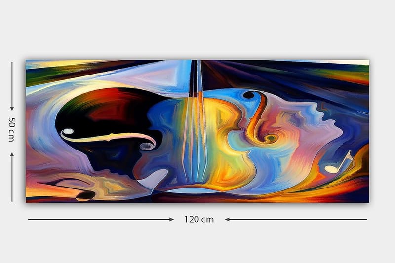 CANVASTAVLA YTY Spiritual Flerfärgad 120x50 cm - Inredning & dekor - Tavlor & konst - Canvastavla