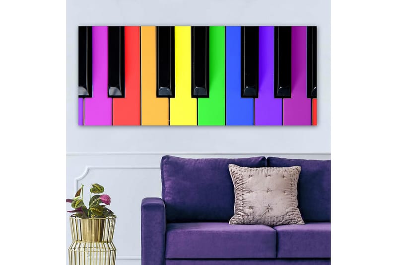 CANVASTAVLA YTY Spiritual Flerfärgad 120x50 cm - Inredning & dekor - Tavlor & konst - Canvastavla