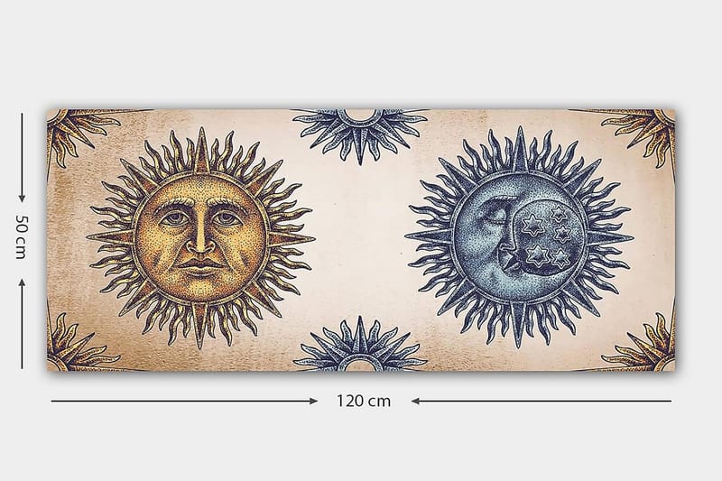 CANVASTAVLA YTY Spiritual Flerfärgad 120x50 cm - Inredning & dekor - Tavlor & konst - Canvastavla