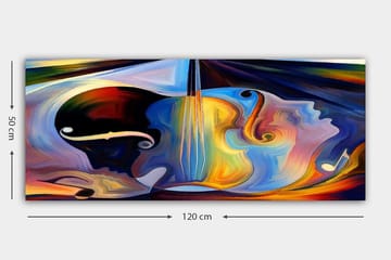 Canvastavla YTY Spiritual Flerfärgad - 120x50 cm - Inredning & dekor - Tavlor & konst - Canvastavla