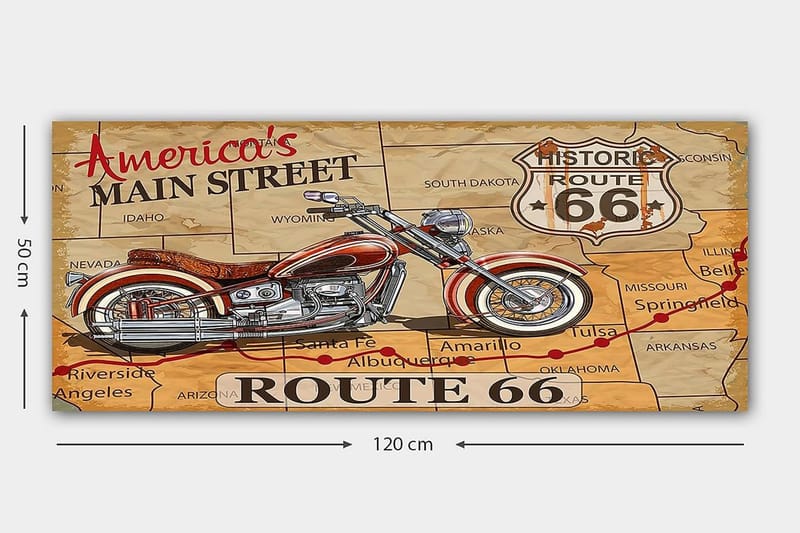 Canvastavla YTY Sports & Sports Teams Flerfärgad - 120x50 cm - Inredning & dekor - Tavlor & konst - Canvastavla