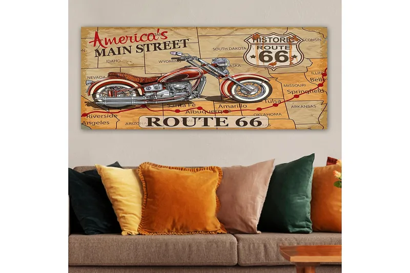 Canvastavla YTY Sports & Sports Teams Flerfärgad - 120x50 cm - Inredning & dekor - Tavlor & konst - Canvastavla