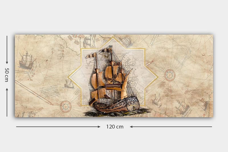 CANVASTAVLA YTY Transportation Flerfärgad 120x50 cm - Inredning & dekor - Tavlor & konst - Canvastavla