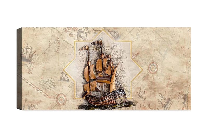 Canvastavla YTY Transportation Flerfärgad - 120x50 cm - Inredning & dekor - Tavlor & konst - Canvastavla