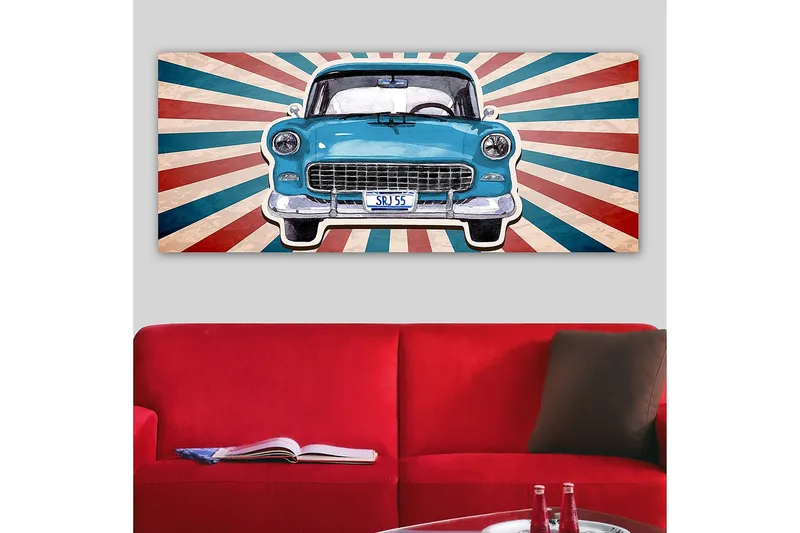 Canvastavla YTY Transportation Flerfärgad - 120x50 cm - Inredning & dekor - Tavlor & konst - Canvastavla