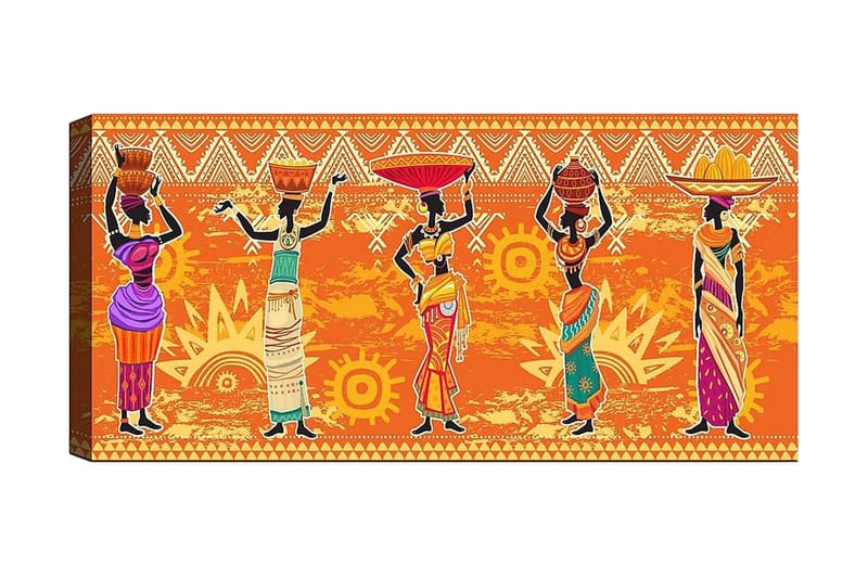 CANVASTAVLA YTY World Cultures Flerfärgad 120x50 cm - Inredning & dekor - Tavlor & konst - Canvastavla