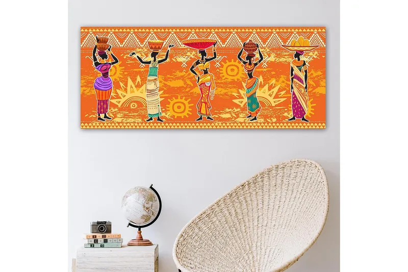 Canvastavla YTY World Cultures Flerfärgad - 120x50 cm - Inredning & dekor - Tavlor & konst - Canvastavla