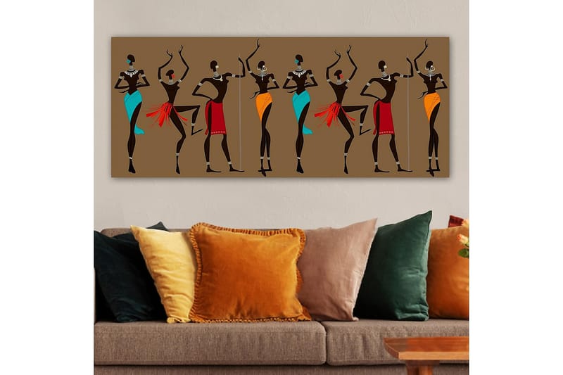 Canvastavla YTY World Cultures Flerfärgad - 120x50 cm - Inredning & dekor - Tavlor & konst - Canvastavla