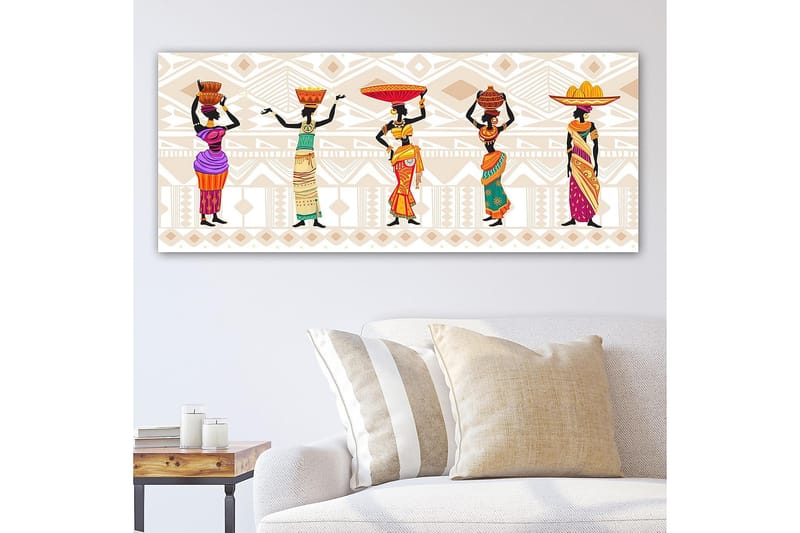 Canvastavla YTY World Cultures Flerfärgad - 120x50 cm - Inredning & dekor - Tavlor & konst - Canvastavla