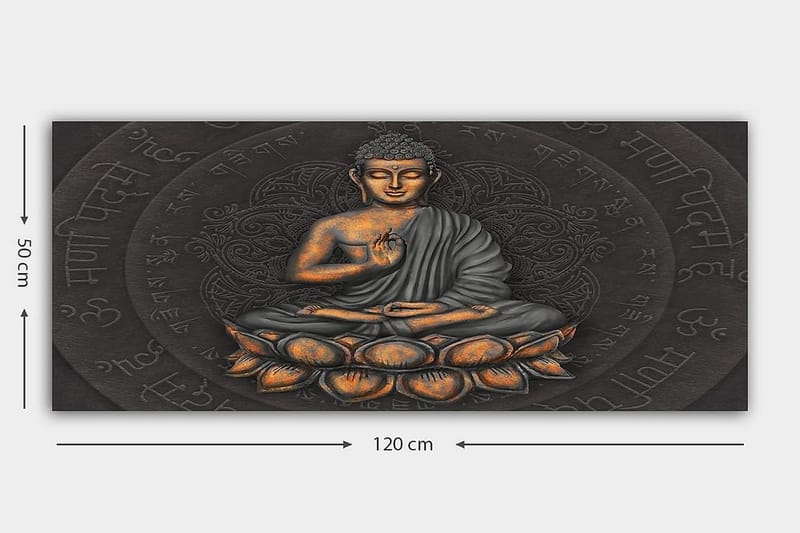 Canvastavla YTY World Cultures Flerfärgad - 120x50 cm - Inredning & dekor - Tavlor & konst - Canvastavla