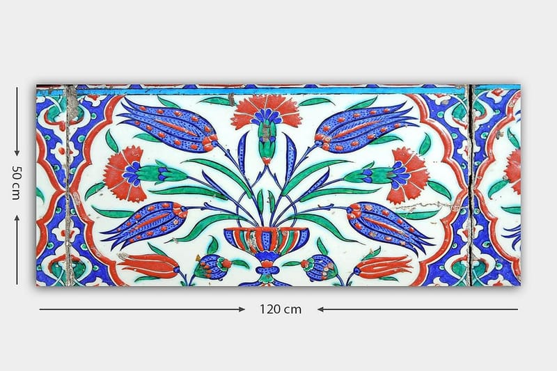 Canvastavla YTY World Cultures Flerfärgad - 120x50 cm - Inredning & dekor - Tavlor & konst - Canvastavla