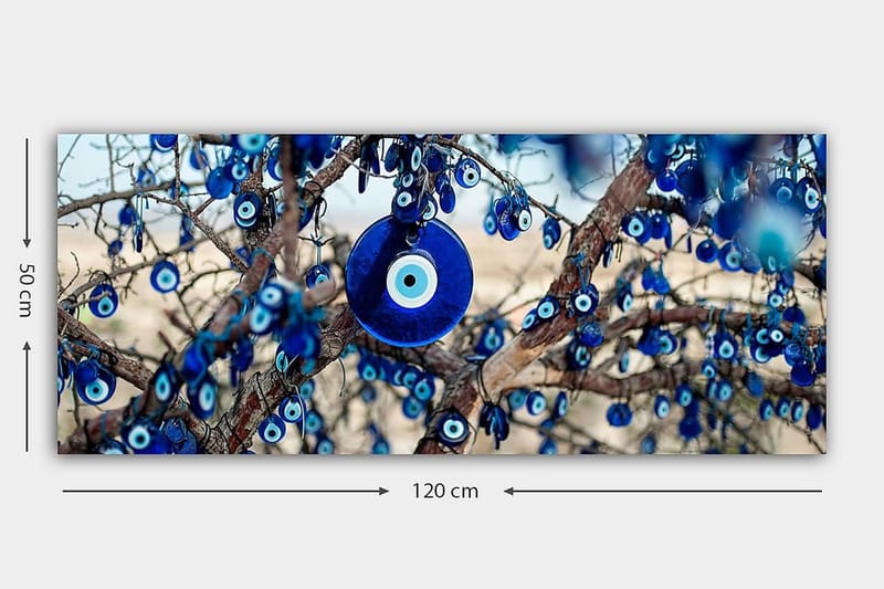 Canvastavla YTY World Cultures Flerfärgad - 120x50 cm - Inredning & dekor - Tavlor & konst - Canvastavla