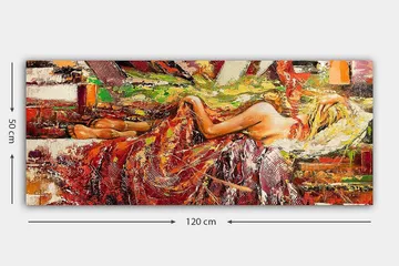 Canvastavla YTY World Cultures Flerfärgad - 120x50 cm - Inredning & dekor - Tavlor & konst - Canvastavla