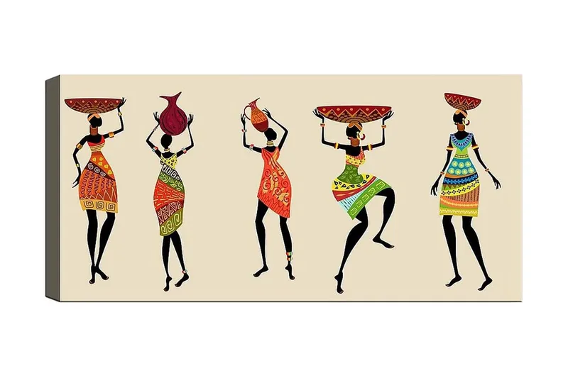 Canvastavla YTY People Flerfärgad - 120x50 cm - Inredning & dekor - Tavlor & konst - Canvastavla