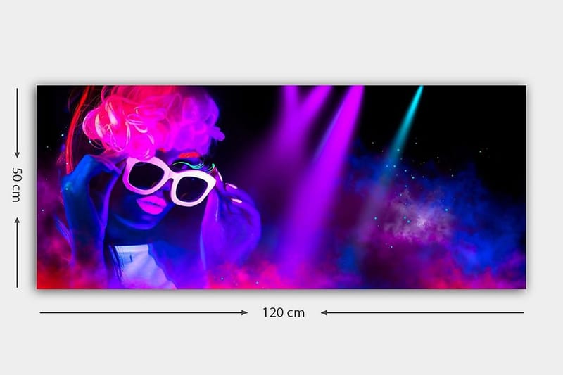 Canvastavla YTY People Flerfärgad - 120x50 cm - Inredning & dekor - Tavlor & konst - Canvastavla