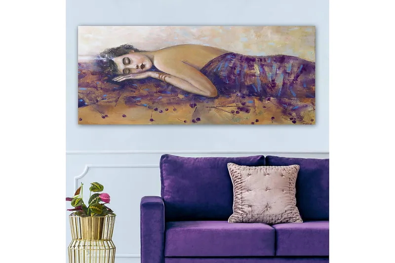 Canvastavla YTY People Flerfärgad - 120x50 cm - Inredning & dekor - Tavlor & konst - Canvastavla