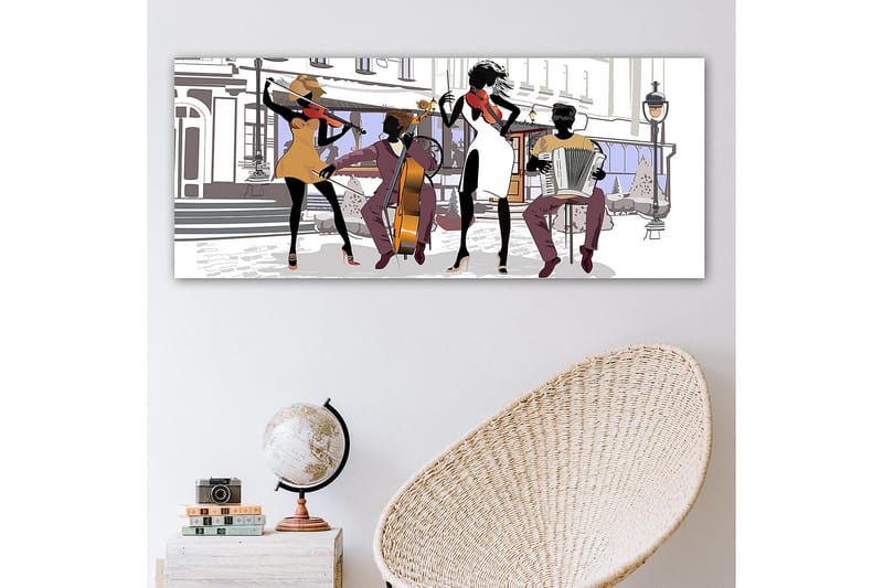 CANVASTAVLA YTY People Flerfärgad 120x50 cm - Inredning & dekor - Tavlor & konst - Canvastavla