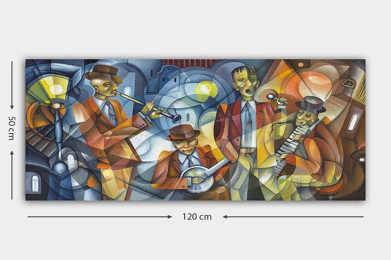 CANVASTAVLA YTY People Flerfärgad 120x50 cm - Inredning & dekor - Tavlor & konst - Canvastavla