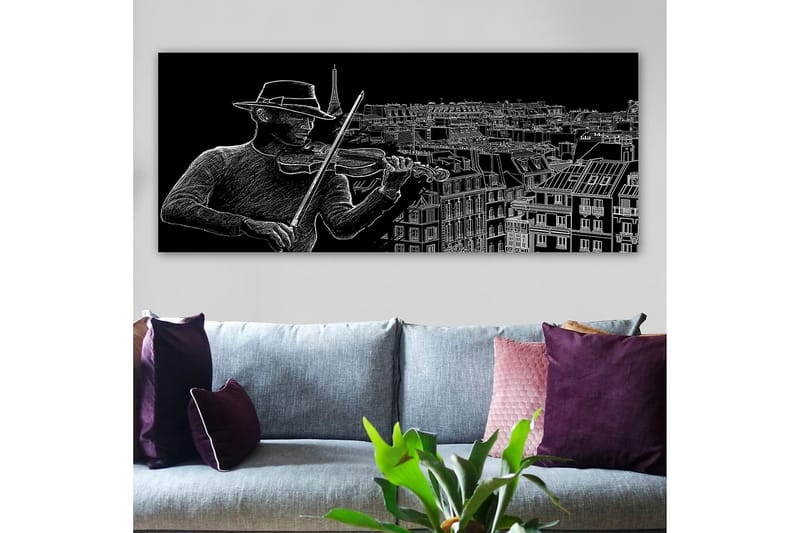 CANVASTAVLA YTY People Flerfärgad 120x50 cm - Inredning & dekor - Tavlor & konst - Canvastavla