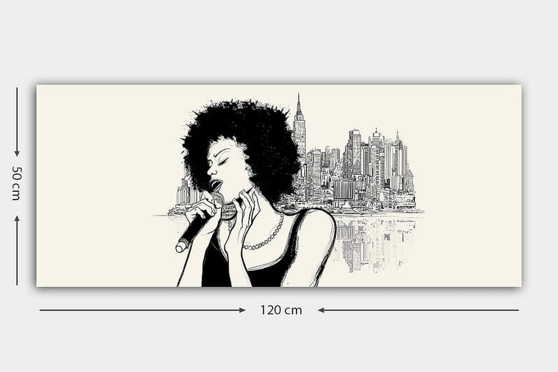 CANVASTAVLA YTY People Flerfärgad 120x50 cm - Inredning & dekor - Tavlor & konst - Canvastavla