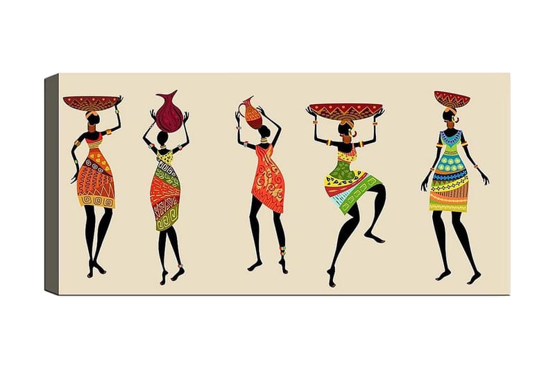 CANVASTAVLA YTY People Flerfärgad 120x50 cm - Inredning & dekor - Tavlor & konst - Canvastavla
