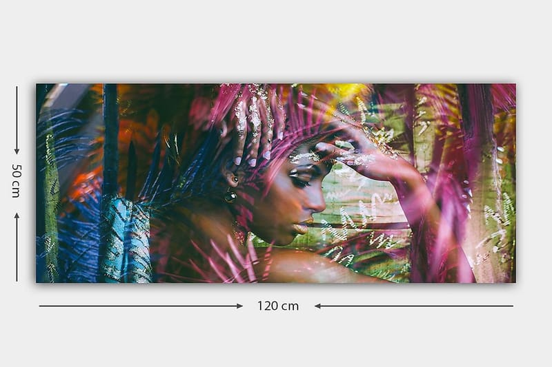 CANVASTAVLA YTY People Flerfärgad 120x50 cm - Inredning & dekor - Tavlor & konst - Canvastavla