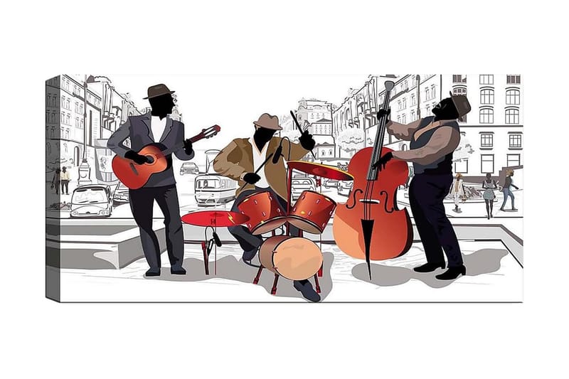 CANVASTAVLA YTY People Flerfärgad 120x50 cm - Inredning & dekor - Tavlor & konst - Canvastavla