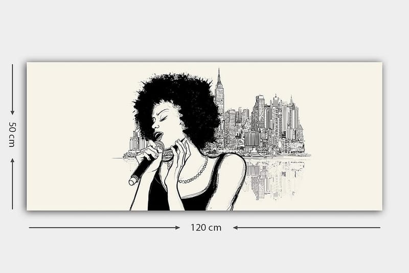 Canvastavla YTY People Flerfärgad - 120x50 cm - Inredning & dekor - Tavlor & konst - Canvastavla