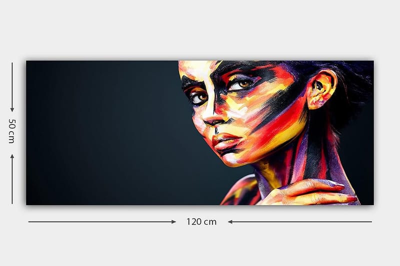 Canvastavla YTY People Flerfärgad - 120x50 cm - Inredning & dekor - Tavlor & konst - Canvastavla