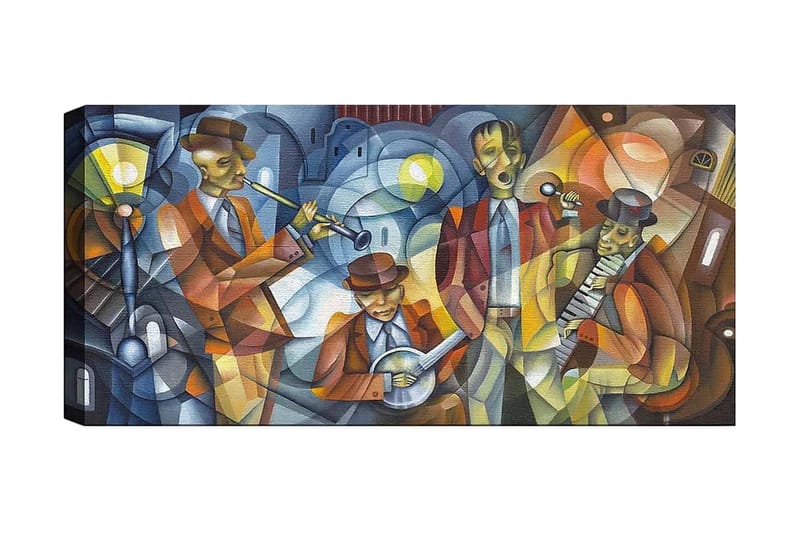 Canvastavla YTY People Flerfärgad - 120x50 cm - Inredning & dekor - Tavlor & konst - Canvastavla