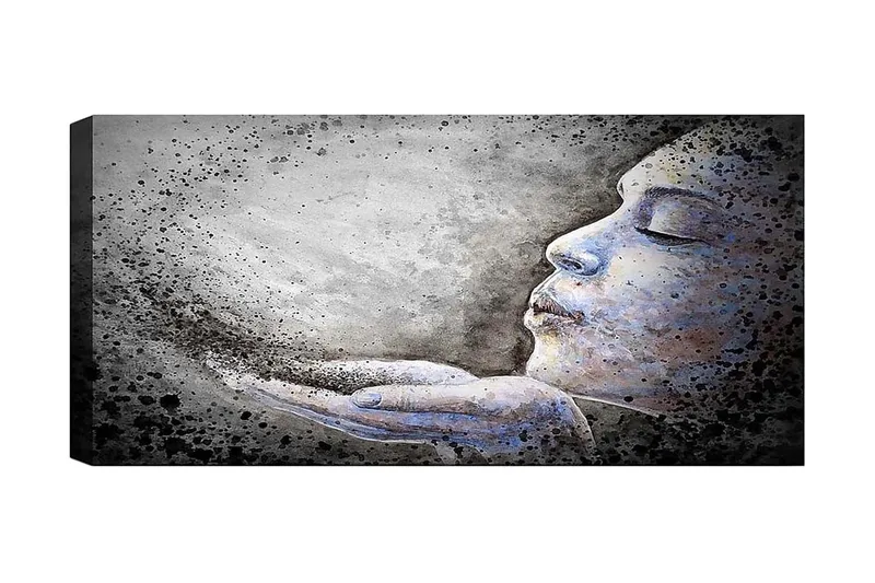 Canvastavla YTY People Flerfärgad, 120x50 cm