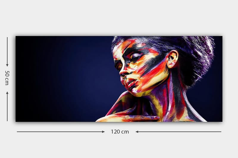 Canvastavla YTY People Flerfärgad - 120x50 cm - Inredning & dekor - Tavlor & konst - Canvastavla