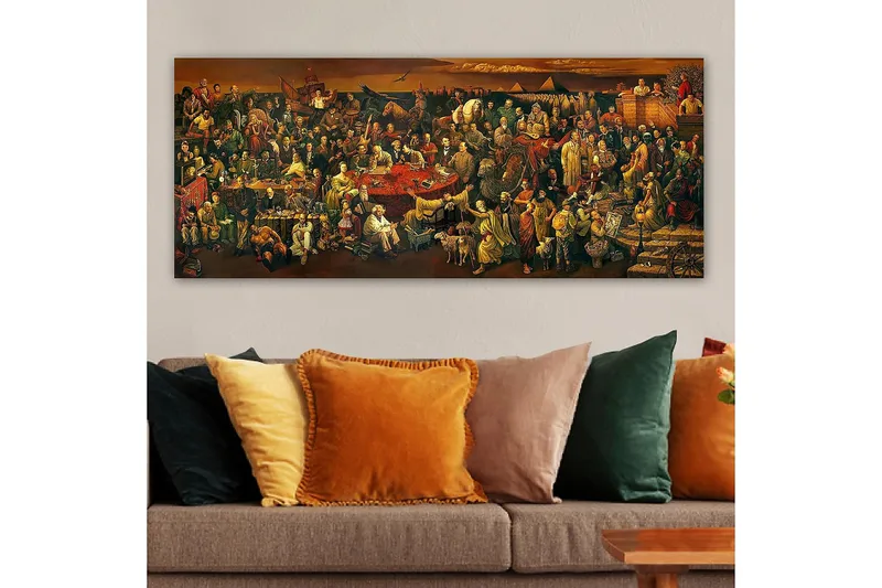Canvastavla YTY People Flerfärgad - 120x50 cm - Inredning & dekor - Tavlor & konst - Canvastavla