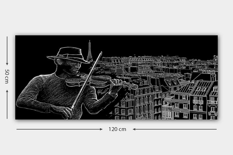 Canvastavla YTY People Flerfärgad - 120x50 cm - Inredning & dekor - Tavlor & konst - Canvastavla