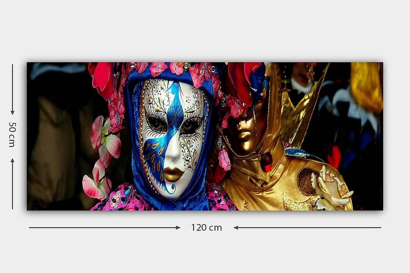 Canvastavla YTY People Flerfärgad - 120x50 cm - Inredning & dekor - Tavlor & konst - Canvastavla