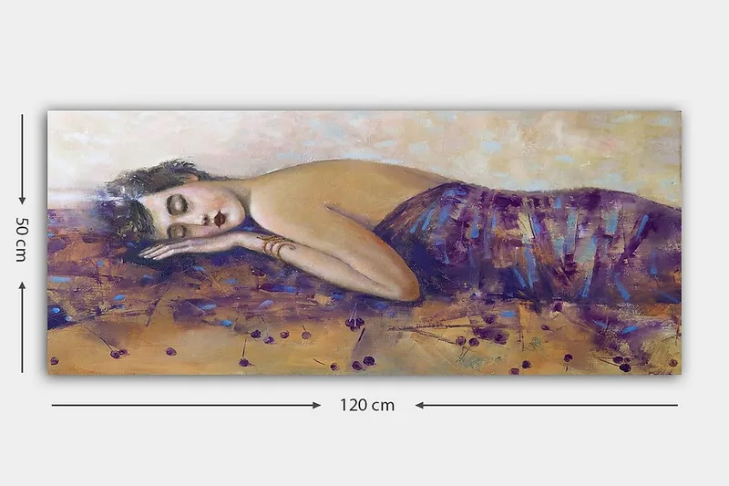 Canvastavla YTY People Flerfärgad - 120x50 cm - Inredning & dekor - Tavlor & konst - Canvastavla