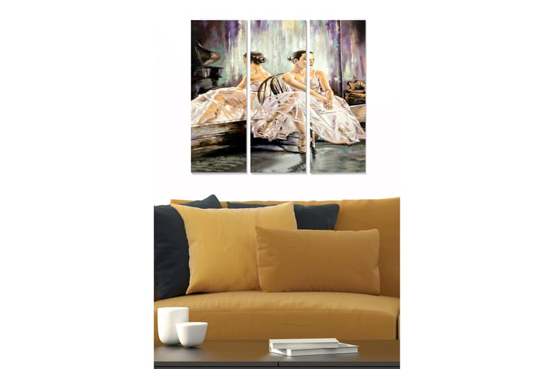 Canvastavla People 3-pack Flerfärgad - 20x50 cm - Inredning & dekor - Tavlor & konst - Canvastavla