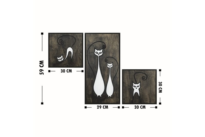 Dekoration Trätavlor - Inredning & dekor - Tavlor & konst - Canvastavla