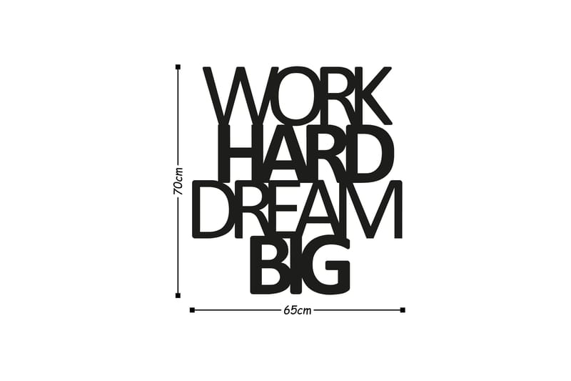 Dekoration Väggtext - Inredning & dekor - Tavlor & konst - Canvastavla