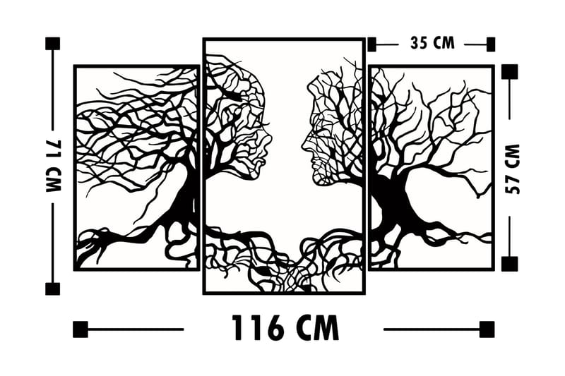 Dekoration Väggtext - Inredning & dekor - Tavlor & konst - Canvastavla