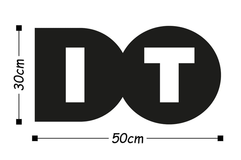 Dekoration Väggtext - Inredning & dekor - Tavlor & konst - Canvastavla