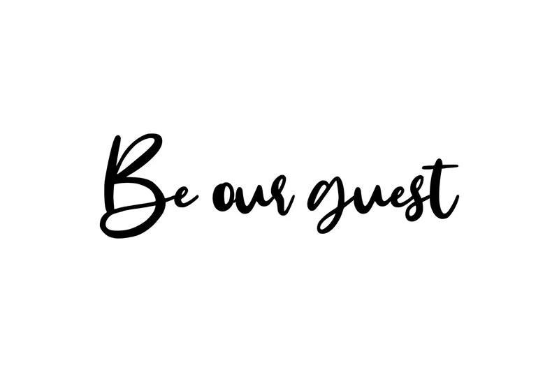 Dekoration Väggtext