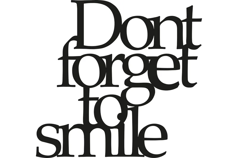 Dekoration Väggtext