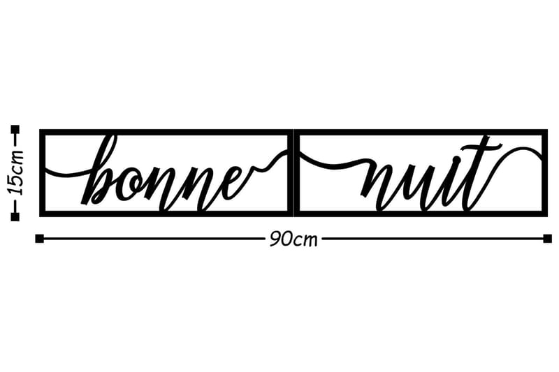 Dekoration Väggtext - Inredning & dekor - Tavlor & konst - Canvastavla