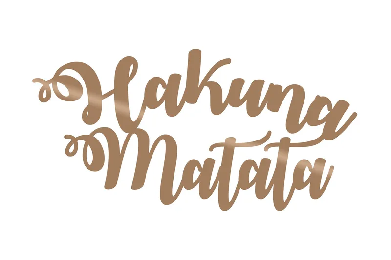 Dekoration Väggtext