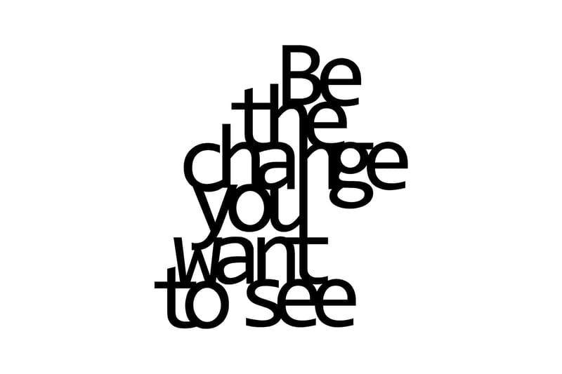 Dekoration Väggtext