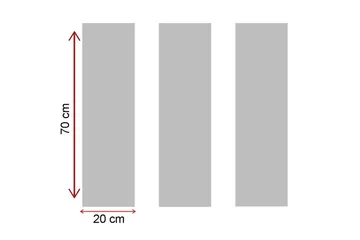 Dekorativ Canvasmålning 3 Delar - Flerfärgad - Inredning & dekor - Tavlor & konst - Canvastavla