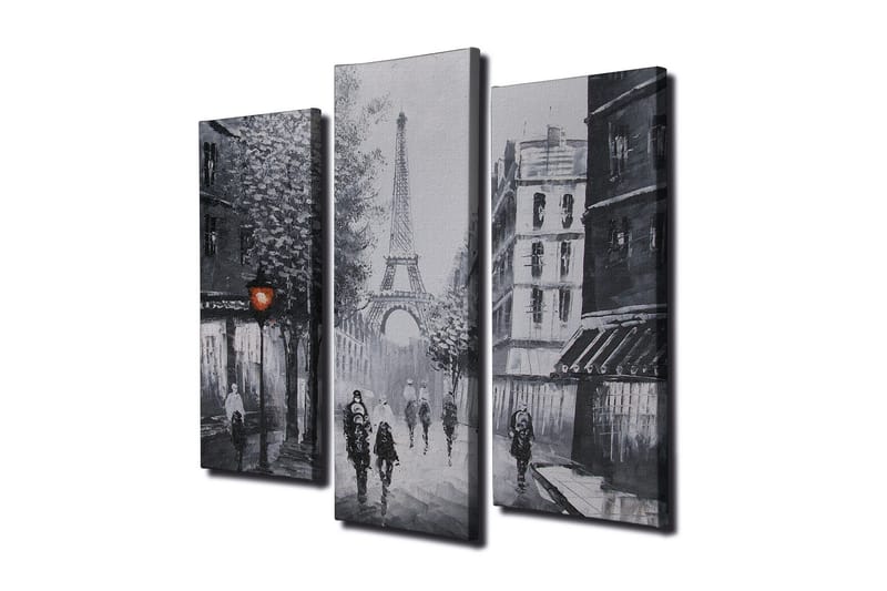 Dekorativ Canvasmålning 3 Delar - Flerfärgad - Inredning & dekor - Tavlor & konst - Canvastavla